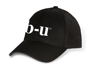 Black poly cap with 3D embr